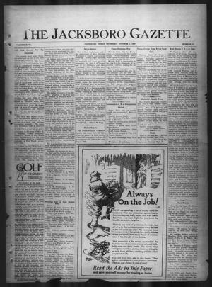 The Jacksboro Gazette (Jacksboro, Tex.), Vol. 46, No. 18, Ed. 1 Thursday, October 1, 1925