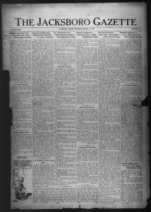 Primary view of object titled 'The Jacksboro Gazette (Jacksboro, Tex.), Vol. 42, No. 44, Ed. 1 Thursday, March 30, 1922'.