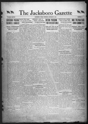 Primary view of object titled 'The Jacksboro Gazette (Jacksboro, Tex.), Vol. 38, No. 35, Ed. 1 Thursday, January 31, 1918'.