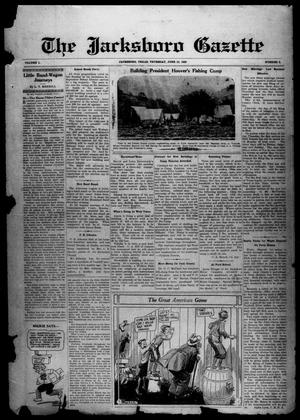 The Jacksboro Gazette (Jacksboro, Tex.), Vol. 50, No. 2, Ed. 1 Thursday, June 13, 1929