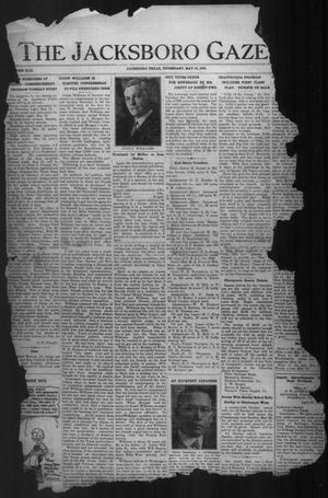 Primary view of object titled 'The Jacksboro Gazette (Jacksboro, Tex.), Vol. 42, No. 51, Ed. 1 Thursday, May 18, 1922'.