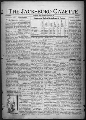 The Jacksboro Gazette (Jacksboro, Tex.), Vol. 43, No. 14, Ed. 1 Thursday, August 31, 1922