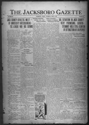 The Jacksboro Gazette (Jacksboro, Tex.), Vol. 40, No. 44, Ed. 1 Thursday, April 1, 1920