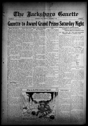 The Jacksboro Gazette (Jacksboro, Tex.), Vol. 51, No. 28, Ed. 1 Thursday, December 11, 1930