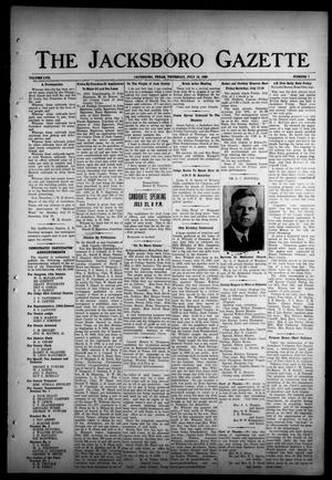 The Jacksboro Gazette (Jacksboro, Tex.), Vol. 57, No. 7, Ed. 1 Thursday, July 16, 1936