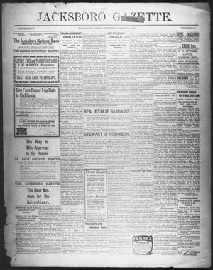 Jacksboro Gazette. (Jacksboro, Tex.), Vol. 26, No. 47, Ed. 1 Thursday, April 26, 1906