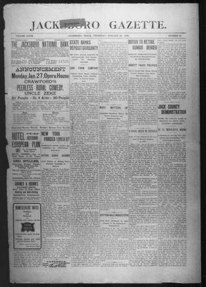 Primary view of object titled 'Jacksboro Gazette. (Jacksboro, Tex.), Vol. 28, No. 34, Ed. 1 Thursday, January 23, 1908'.
