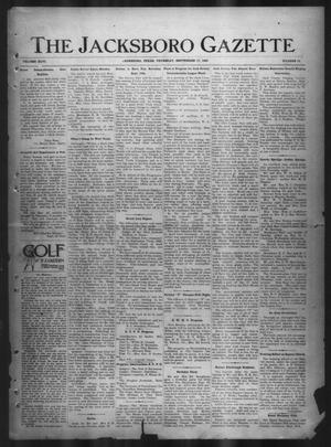 The Jacksboro Gazette (Jacksboro, Tex.), Vol. 46, No. 16, Ed. 1 Thursday, September 17, 1925