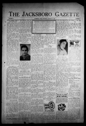 The Jacksboro Gazette (Jacksboro, Tex.), Vol. 65, No. 33, Ed. 1 Thursday, January 18, 1945