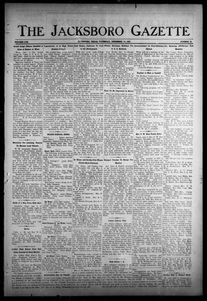 The Jacksboro Gazette (Jacksboro, Tex.), Vol. 57, No. 28, Ed. 1 Thursday, December 10, 1936