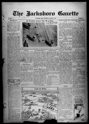 The Jacksboro Gazette (Jacksboro, Tex.), Vol. 50, No. 11, Ed. 1 Thursday, August 15, 1929