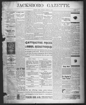 Jacksboro Gazette. (Jacksboro, Tex.), Vol. 23, No. 34, Ed. 1 Thursday, January 15, 1903