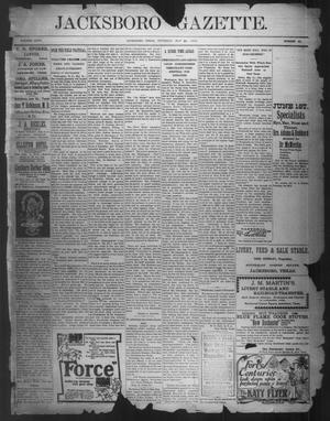 Primary view of object titled 'Jacksboro Gazette. (Jacksboro, Tex.), Vol. 23, No. 53, Ed. 1 Thursday, May 28, 1903'.
