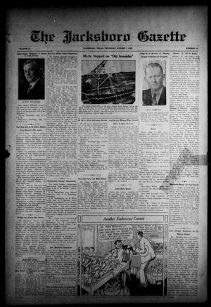 The Jacksboro Gazette (Jacksboro, Tex.), Vol. 51, No. 10, Ed. 1 Thursday, August 7, 1930
