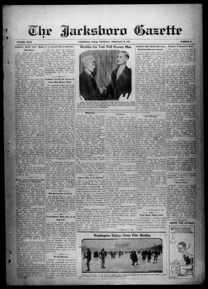The Jacksboro Gazette (Jacksboro, Tex.), Vol. 49, No. 39, Ed. 1 Thursday, February 28, 1929