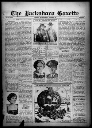The Jacksboro Gazette (Jacksboro, Tex.), Vol. 48, No. 22, Ed. 1 Thursday, October 27, 1927