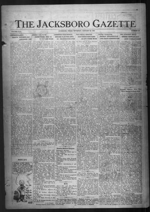 The Jacksboro Gazette (Jacksboro, Tex.), Vol. 42, No. 35, Ed. 1 Thursday, January 26, 1922