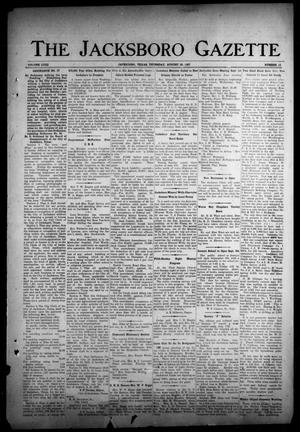 The Jacksboro Gazette (Jacksboro, Tex.), Vol. 58, No. 13, Ed. 1 Thursday, August 26, 1937