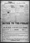Thumbnail image of item number 1 in: 'Jacksboro Gazette. (Jacksboro, Tex.), Vol. 29, No. 38, Ed. 1 Thursday, February 18, 1909'.