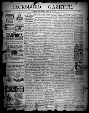 Jacksboro Gazette. (Jacksboro, Tex.), Vol. 11, No. 46, Ed. 1 Thursday, May 14, 1891