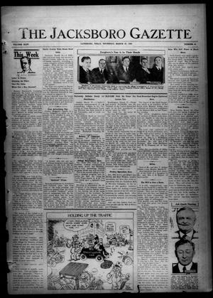 The Jacksboro Gazette (Jacksboro, Tex.), Vol. 44, No. 42, Ed. 1 Thursday, March 20, 1924
