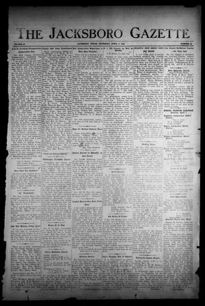 The Jacksboro Gazette (Jacksboro, Tex.), Vol. 65, No. 44, Ed. 1 Thursday, April 5, 1945