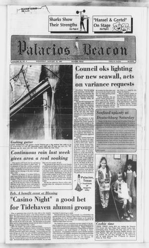 Primary view of object titled 'Palacios Beacon (Palacios, Tex.), Vol. 82, No. 4, Ed. 1 Wednesday, January 25, 1989'.