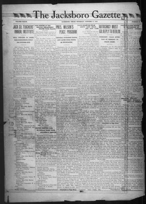 The Jacksboro Gazette (Jacksboro, Tex.), Vol. 39, No. 20, Ed. 1 Thursday, October 17, 1918