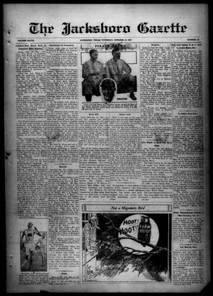 Primary view of object titled 'The Jacksboro Gazette (Jacksboro, Tex.), Vol. 48, No. 20, Ed. 1 Thursday, October 13, 1927'.