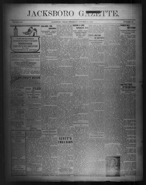 Primary view of object titled 'Jacksboro Gazette. (Jacksboro, Tex.), Vol. 25, No. 20, Ed. 1 Thursday, October 13, 1904'.