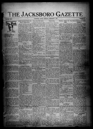 The Jacksboro Gazette (Jacksboro, Tex.), Vol. 44, No. 27, Ed. 1 Thursday, December 6, 1923