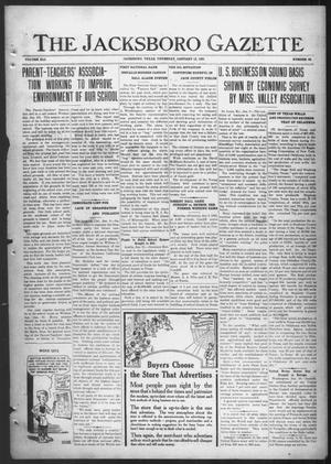 The Jacksboro Gazette (Jacksboro, Tex.), Vol. 41, No. 32, Ed. 1 Thursday, January 13, 1921