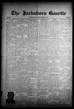 The Jacksboro Gazette (Jacksboro, Tex.), Vol. 50, No. 39, Ed. 1 Thursday, February 27, 1930