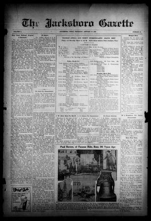 The Jacksboro Gazette (Jacksboro, Tex.), Vol. 50, No. 33, Ed. 1 Thursday, January 16, 1930