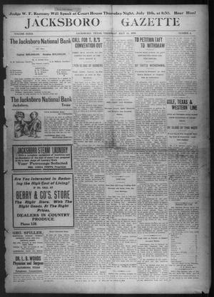 Jacksboro Gazette (Jacksboro, Tex.), Vol. 33, No. 6, Ed. 1 Thursday, July 11, 1912