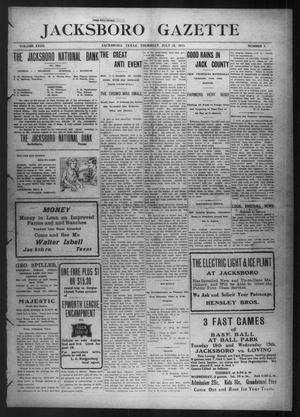 Jacksboro Gazette (Jacksboro, Tex.), Vol. 32, No. 7, Ed. 1 Thursday, July 13, 1911