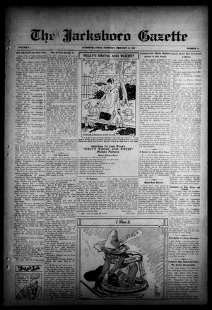 Primary view of object titled 'The Jacksboro Gazette (Jacksboro, Tex.), Vol. 50, No. 37, Ed. 1 Thursday, February 13, 1930'.