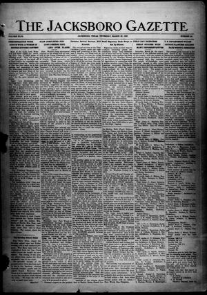 The Jacksboro Gazette (Jacksboro, Tex.), Vol. 43, No. 44, Ed. 1 Thursday, March 29, 1923