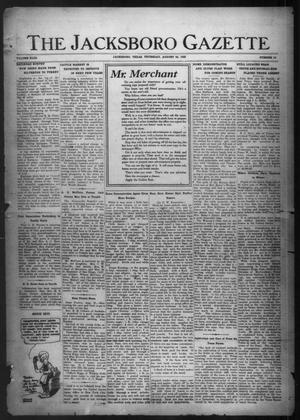 The Jacksboro Gazette (Jacksboro, Tex.), Vol. 43, No. 13, Ed. 1 Thursday, August 24, 1922