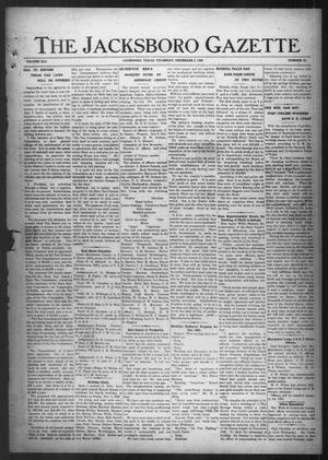 The Jacksboro Gazette (Jacksboro, Tex.), Vol. 41, No. 27, Ed. 1 Thursday, December 9, 1920