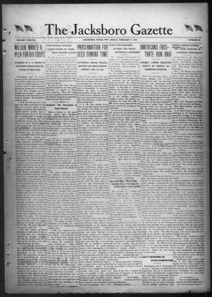 The Jacksboro Gazette (Jacksboro, Tex.), Vol. 38, No. 36, Ed. 1 Thursday, February 7, 1918