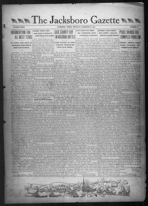 The Jacksboro Gazette (Jacksboro, Tex.), Vol. 39, No. 30, Ed. 1 Thursday, December 26, 1918