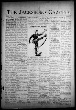 The Jacksboro Gazette (Jacksboro, Tex.), Vol. 58, No. 19, Ed. 1 Thursday, October 7, 1937