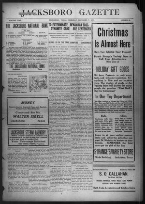 Jacksboro Gazette (Jacksboro, Tex.), Vol. 32, No. 28, Ed. 1 Thursday, December 7, 1911