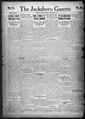The Jacksboro Gazette (Jacksboro, Tex.), Vol. 38, No. 26, Ed. 1 Thursday, November 29, 1917