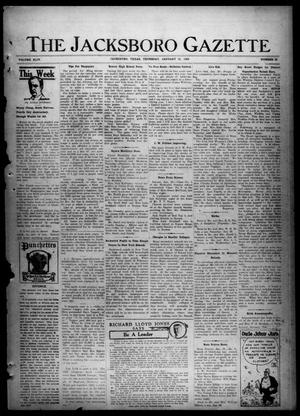 The Jacksboro Gazette (Jacksboro, Tex.), Vol. 44, No. 35, Ed. 1 Thursday, January 31, 1924