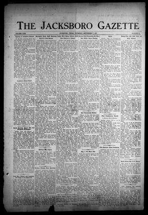 Primary view of object titled 'The Jacksboro Gazette (Jacksboro, Tex.), Vol. 58, No. 14, Ed. 1 Thursday, September 2, 1937'.