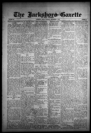 The Jacksboro Gazette (Jacksboro, Tex.), Vol. 52, No. 16, Ed. 1 Thursday, September 17, 1931