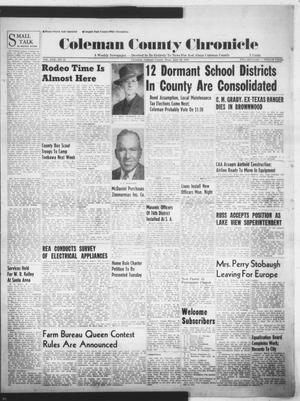 Coleman County Chronicle (Coleman, Tex.), Vol. 17, No. 29, Ed. 1 Thursday, June 30, 1949