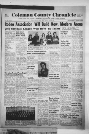 Coleman County Chronicle (Coleman, Tex.), Vol. 15, No. 17, Ed. 1 Thursday, April 10, 1947